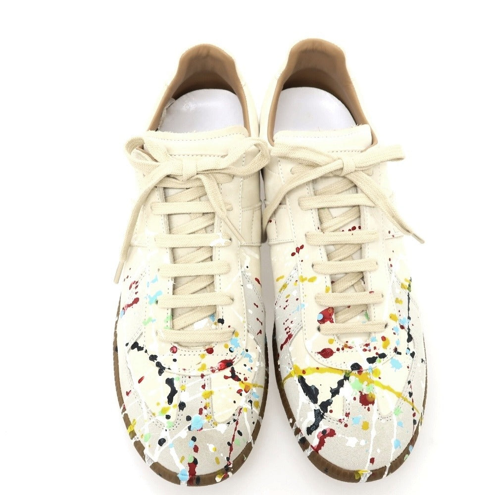 【新品アウトレット】マルタンマルジェラ２２ Martin Margiela 22 ジャーマントレーナー ヌバック スニーカー サンドベージュ系【サイズ41】【 状態ランクN- 】【 メンズ 】