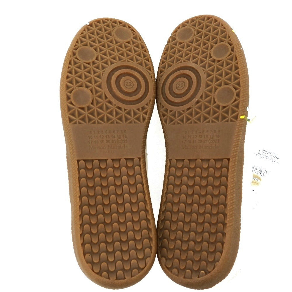 【新品アウトレット】マルタンマルジェラ２２ Martin Margiela 22 ジャーマントレーナー ヌバック スニーカー サンドベージュ系【サイズ41】【 状態ランクN- 】【 メンズ 】