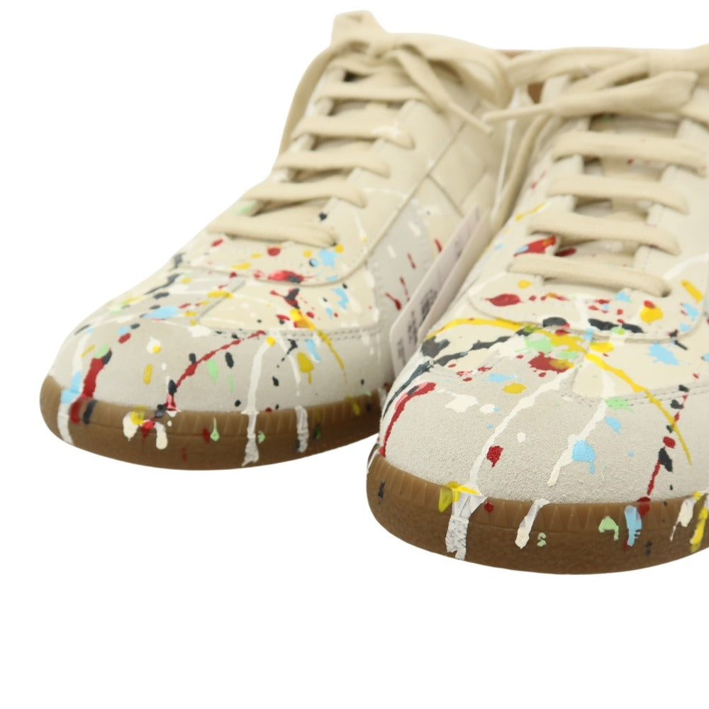 【新品アウトレット】マルタンマルジェラ２２ Martin Margiela 22 ジャーマントレーナー ヌバック スニーカー サンドベージュ系【サイズ41】【 状態ランクN- 】【 メンズ 】