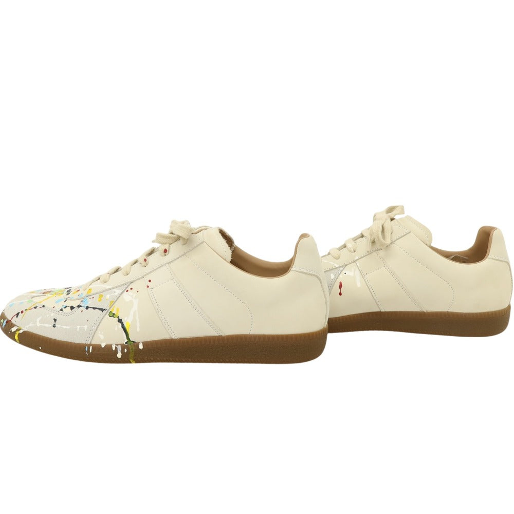 【新品アウトレット】マルタンマルジェラ２２ Martin Margiela 22 ジャーマントレーナー ヌバック スニーカー サンドベージュ系【サイズ41】【 状態ランクN- 】【 メンズ 】