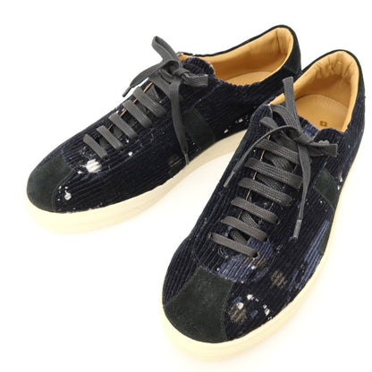 【新品アウトレット】ラルディーニ LARDINI ヌバック スニーカー ブラック【サイズ43】【 状態ランクN- 】【 メンズ 】