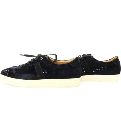 【新品アウトレット】ラルディーニ LARDINI ヌバック スニーカー ブラック【サイズ43】【 状態ランクN- 】【 メンズ 】
