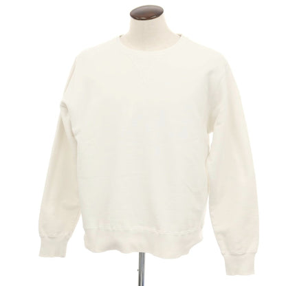 【中古】レミレリーフ REMI RELIEF コットン クルーネック スウェット ホワイト【サイズL】【 状態ランクB 】【 メンズ 】