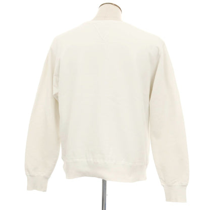 【中古】レミレリーフ REMI RELIEF コットン クルーネック スウェット ホワイト【サイズL】【 状態ランクB 】【 メンズ 】