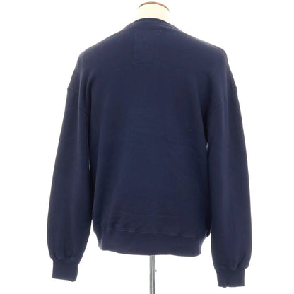 【中古】エスエスズィー SSZ コットン クルーネック スウェット ネイビー【サイズM】【 状態ランクB 】【 メンズ 】