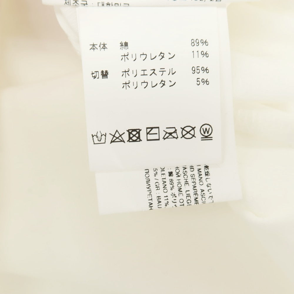 【中古】【未使用】ポスト アーカイブ ファクション POST ARCHIVE FACTION 6.0 TEE CENTER クルーネック 半袖Ｔシャツ ホワイト【サイズM】【 状態ランクS 】【 メンズ 】[CPD]