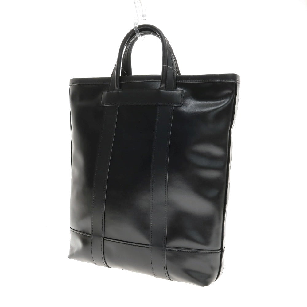 【中古】コムデギャルソン オムドゥ COMME des GARCONS HOMME DEUX 2025年春夏 合成皮革 トートバッグ ブラック【 状態ランクA 】【 メンズ 】