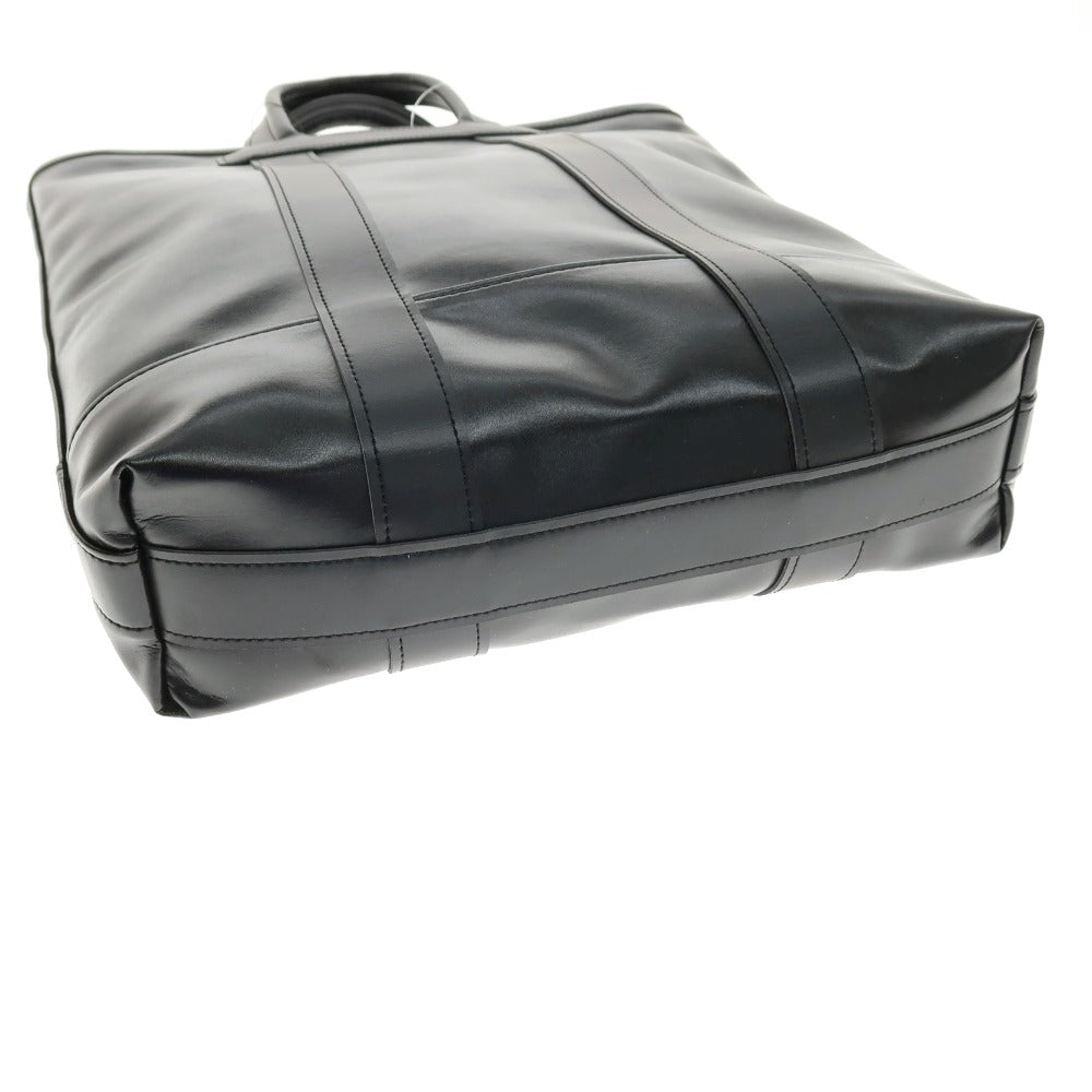 【中古】コムデギャルソン オムドゥ COMME des GARCONS HOMME DEUX 2025年春夏 合成皮革 トートバッグ ブラック【 状態ランクA 】【 メンズ 】