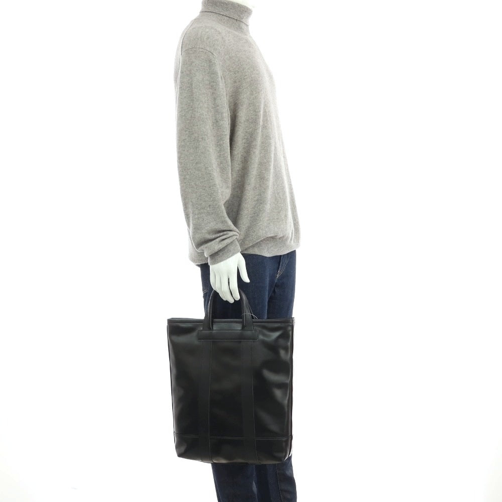 【中古】コムデギャルソン オムドゥ COMME des GARCONS HOMME DEUX 2025年春夏 合成皮革 トートバッグ ブラック【 状態ランクA 】【 メンズ 】