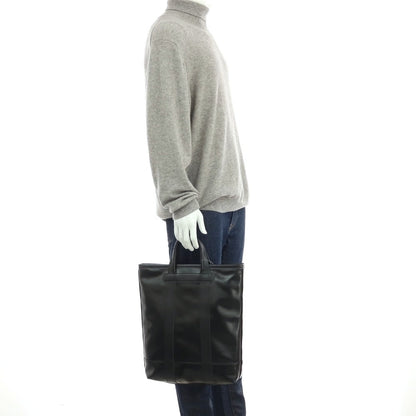 【中古】コムデギャルソン オムドゥ COMME des GARCONS HOMME DEUX 2025年春夏 合成皮革 トートバッグ ブラック【 状態ランクA 】【 メンズ 】