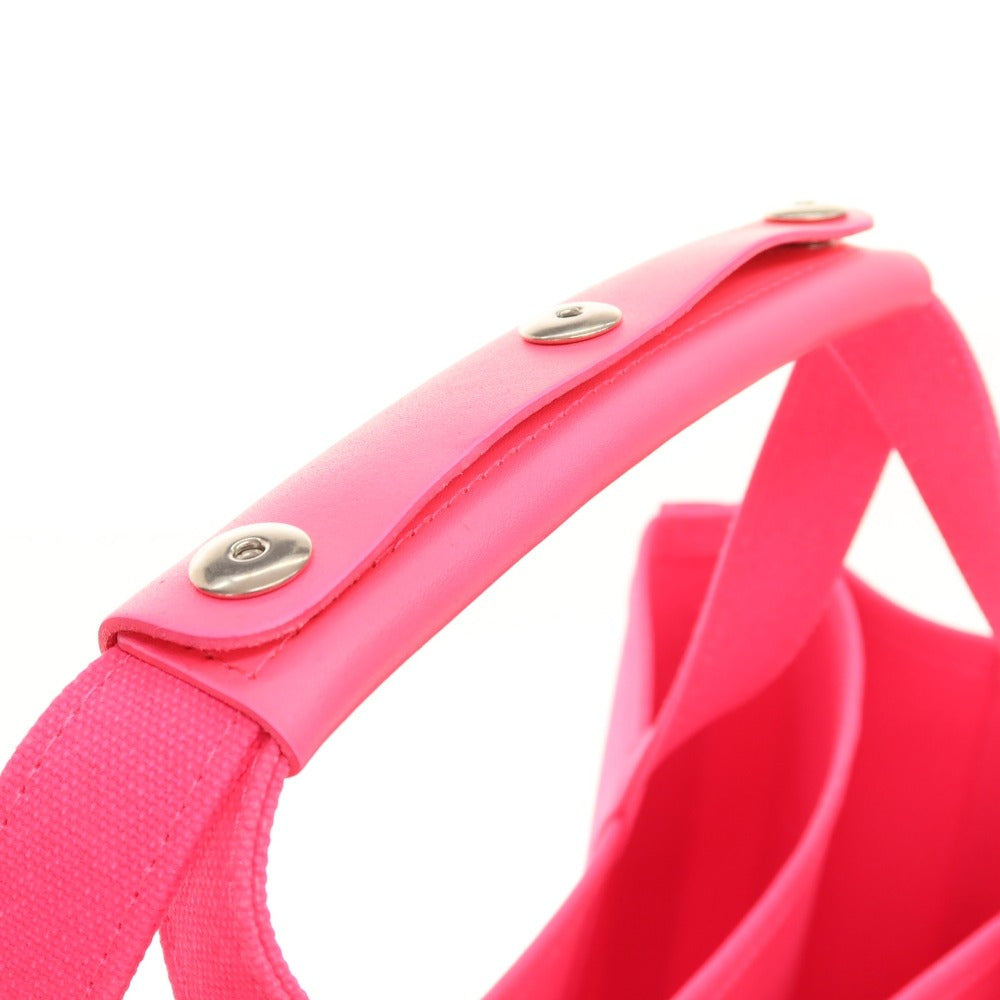 【中古】【未使用】チャコリ CHACOLI キャンバス トートバッグ ネオンピンク【 状態ランクS 】【 ユニセックス 】