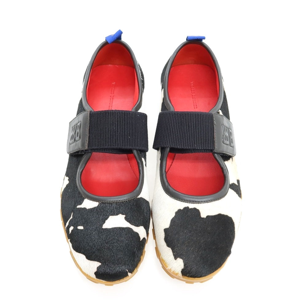 【中古】【未使用】ウェールズ ボナー WALES BONNER 牛革 スニーカー ブラックxホワイト【サイズ42】【 状態ランクS 】【 メンズ 】