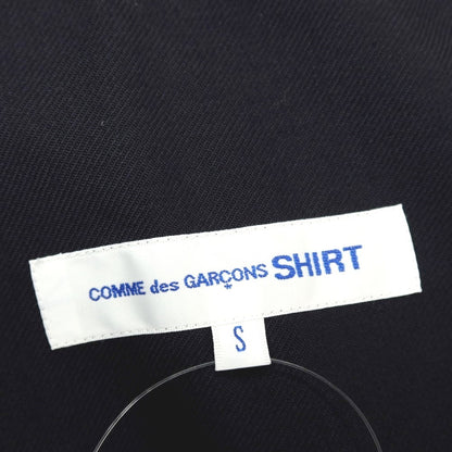 【中古】コムデギャルソンシャツ COMME des GARCONS SHIRT 2023年秋冬 ウール オーバーオール ネイビー【サイズS】【 状態ランクB 】【 メンズ 】