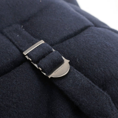 【中古】バーバリーロンドン BURBERRY LONDON カシミヤ 中綿入り フーデッドコート ネイビー【サイズS（180）】【 状態ランクC 】【 メンズ 】