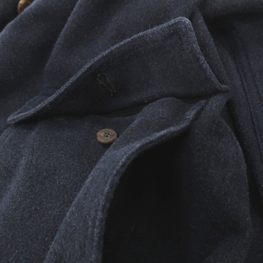 【中古】ヴァルスタリーノ VALSTARINO カシミヤ ガーメントダイ ヴァルスタリーノブルゾン スイングトップ ネイビー【サイズ50】【 状態ランクC 】【 メンズ 】