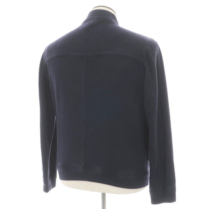 【中古】ヴァルスタリーノ VALSTARINO カシミヤ ガーメントダイ ヴァルスタリーノブルゾン スイングトップ ネイビー【サイズ50】【 状態ランクC 】【 メンズ 】
