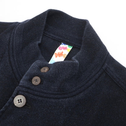 【中古】ヴァルスタリーノ VALSTARINO カシミヤ ガーメントダイ ヴァルスタリーノブルゾン スイングトップ ネイビー【サイズ50】【 状態ランクC 】【 メンズ 】