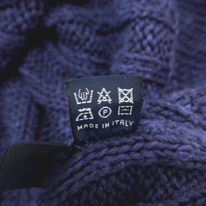 【中古】ドルモア DRUMOHR コットンリネン ショールカラー カーディガン ネイビー【サイズ48】【 状態ランクC 】【 メンズ 】