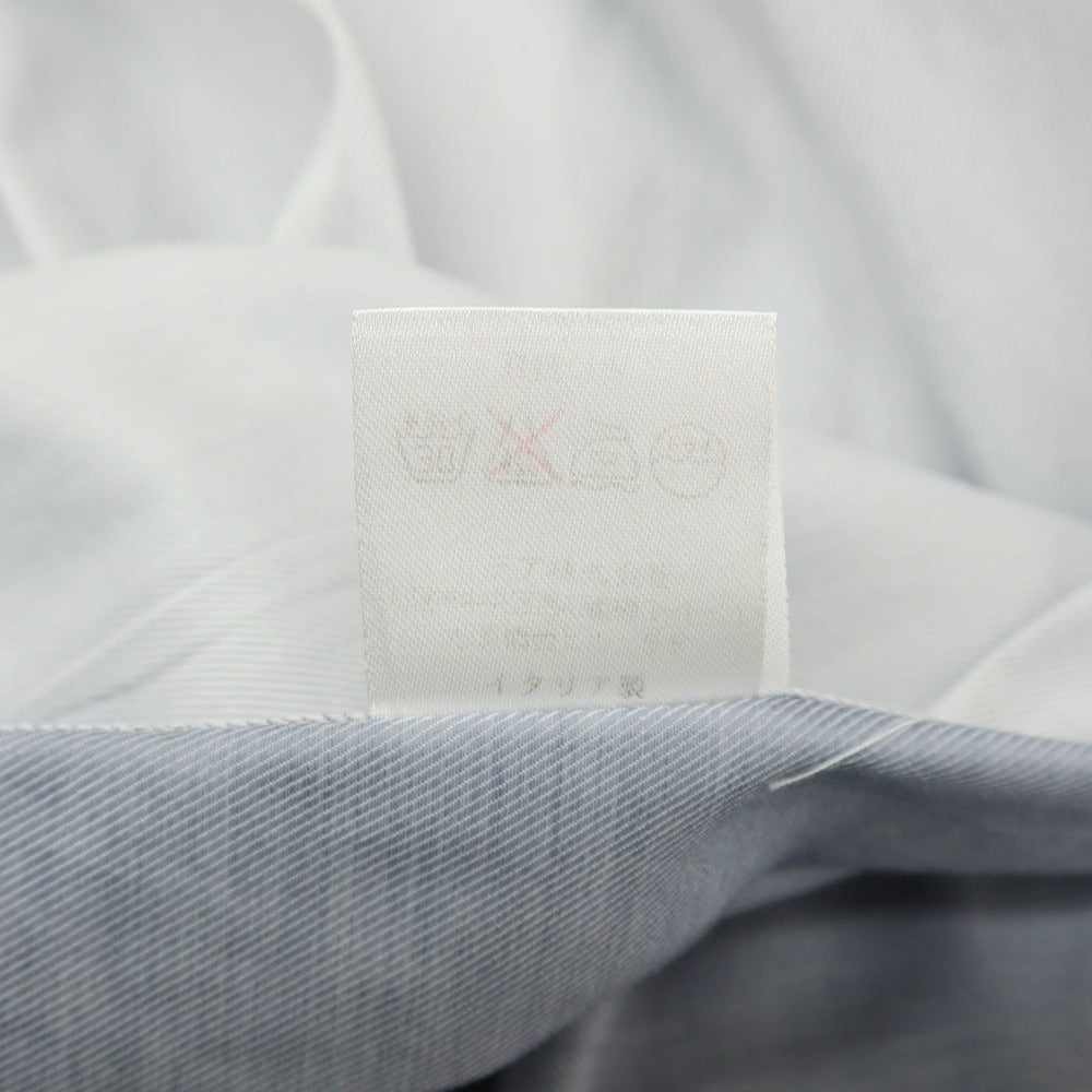 【中古】バルバ BARBA コットン ワイドカラー ドレスシャツ ライトグレー【サイズ42】【 状態ランクC 】【 メンズ 】