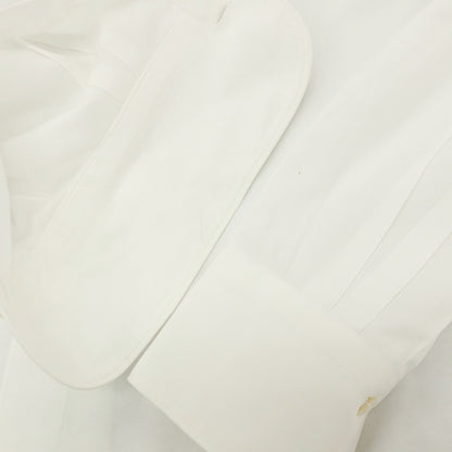 【中古】フィナモレ Finamore コットン ホリゾンタルカラー ドレスシャツ ホワイト【サイズ41】【 状態ランクC 】【 メンズ 】