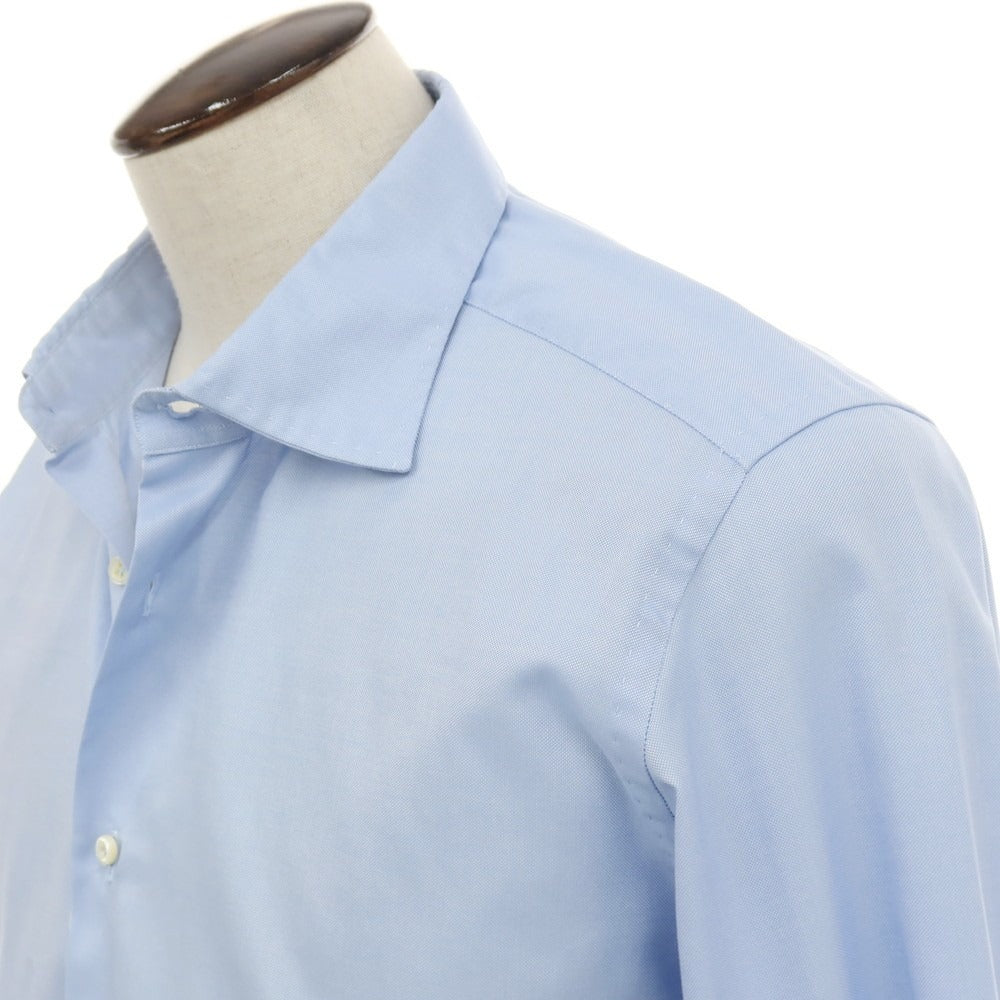 【中古】ギローバー GUY ROVER コットン系 セミワイドカラー ドレスシャツ ブルー【サイズXL】【 状態ランクB 】【 メンズ 】