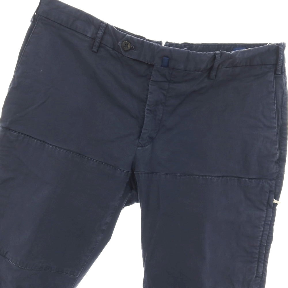 【中古】インコテックス INCOTEX ストレッチ コットン ワークパンツ ネイビー【サイズ50】【 状態ランクC 】【 メンズ 】