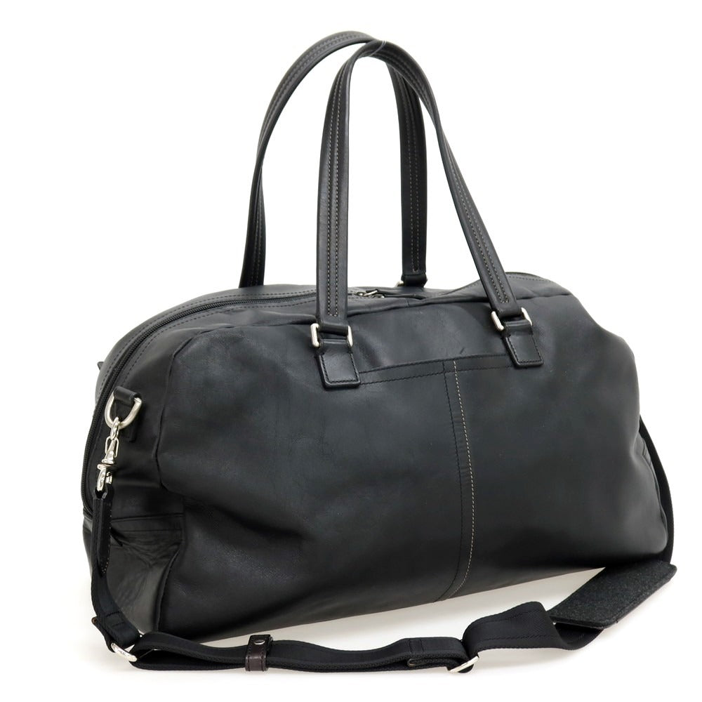 【中古】コーチ COACH レザー ボストンバッグ ブラック【 状態ランクB 】【 ユニセックス 】