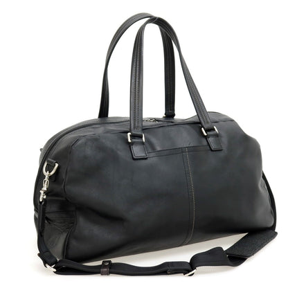 【中古】コーチ COACH レザー ボストンバッグ ブラック【 状態ランクB 】【 ユニセックス 】