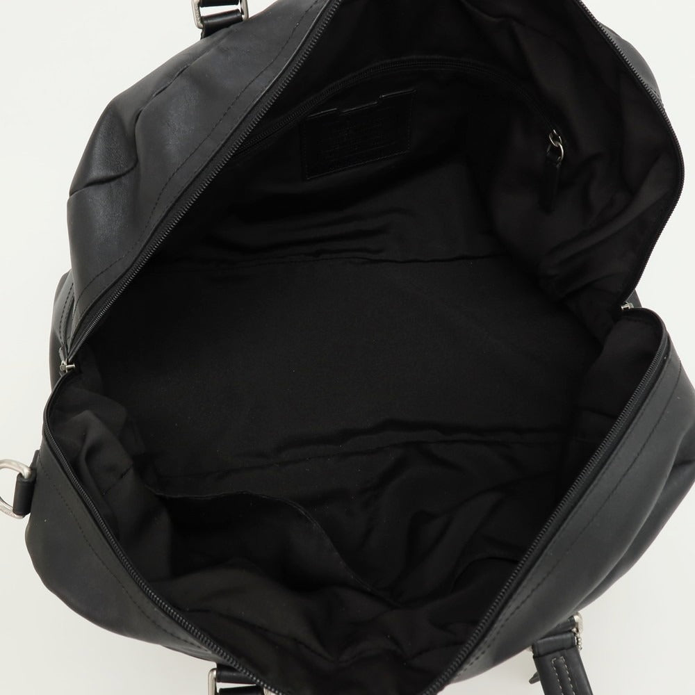 【中古】コーチ COACH レザー ボストンバッグ ブラック【 状態ランクB 】【 ユニセックス 】