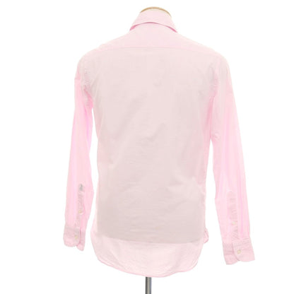 【中古】ギローバー GUY ROVER コットン セミワイドカラー ドレスシャツ ピンク【サイズS】【 状態ランクC 】【 メンズ 】