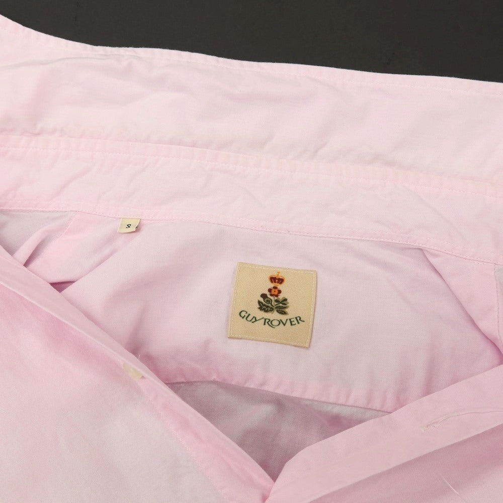 【中古】ギローバー GUY ROVER コットン セミワイドカラー ドレスシャツ ピンク【サイズS】【 状態ランクC 】【 メンズ 】