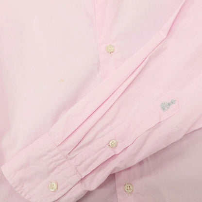 【中古】ギローバー GUY ROVER コットン セミワイドカラー ドレスシャツ ピンク【サイズS】【 状態ランクC 】【 メンズ 】