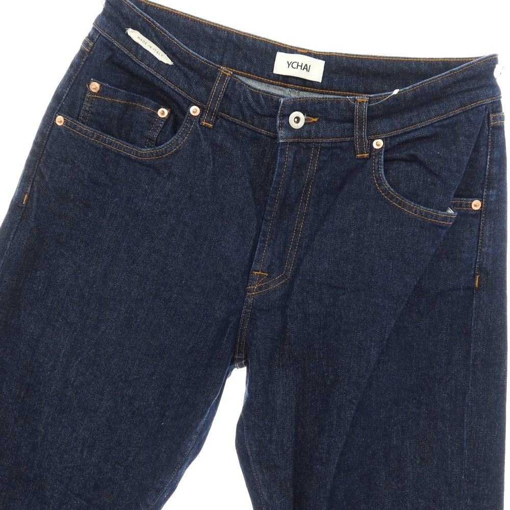 【中古】イカイ YCHAI YPU004Z ストレッチ コットン デニムパンツ ジーンズ ネイビー【サイズ33】【 状態ランクB 】【 メンズ 】