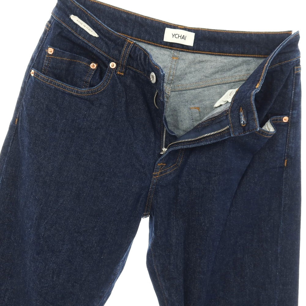 【中古】イカイ YCHAI YPU004Z ストレッチ コットン デニムパンツ ジーンズ ネイビー【サイズ33】【 状態ランクB 】【 メンズ 】