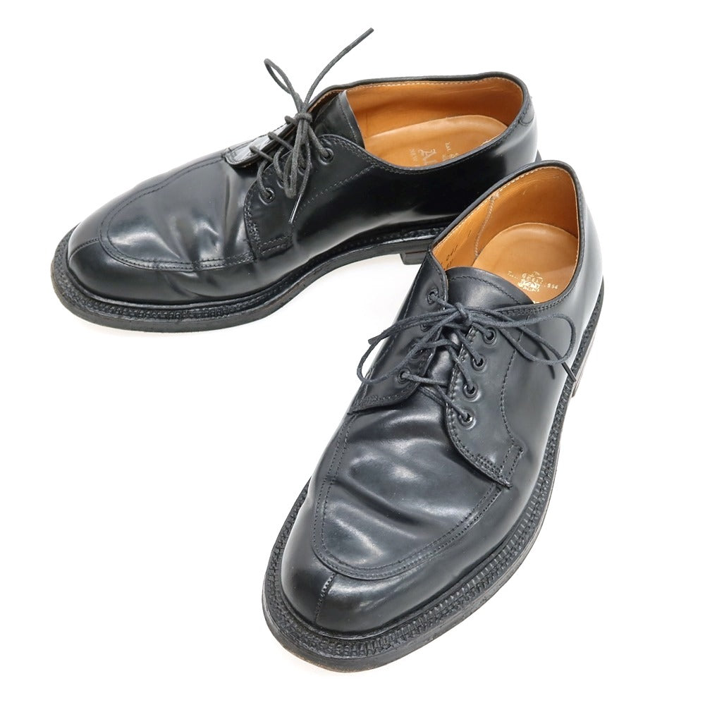 【中古】オールデン ALDEN 7135Y コードバン レザー スプリットトゥ ブラック【 サイズ7E 】【 状態ランクB 】【 メンズ 】