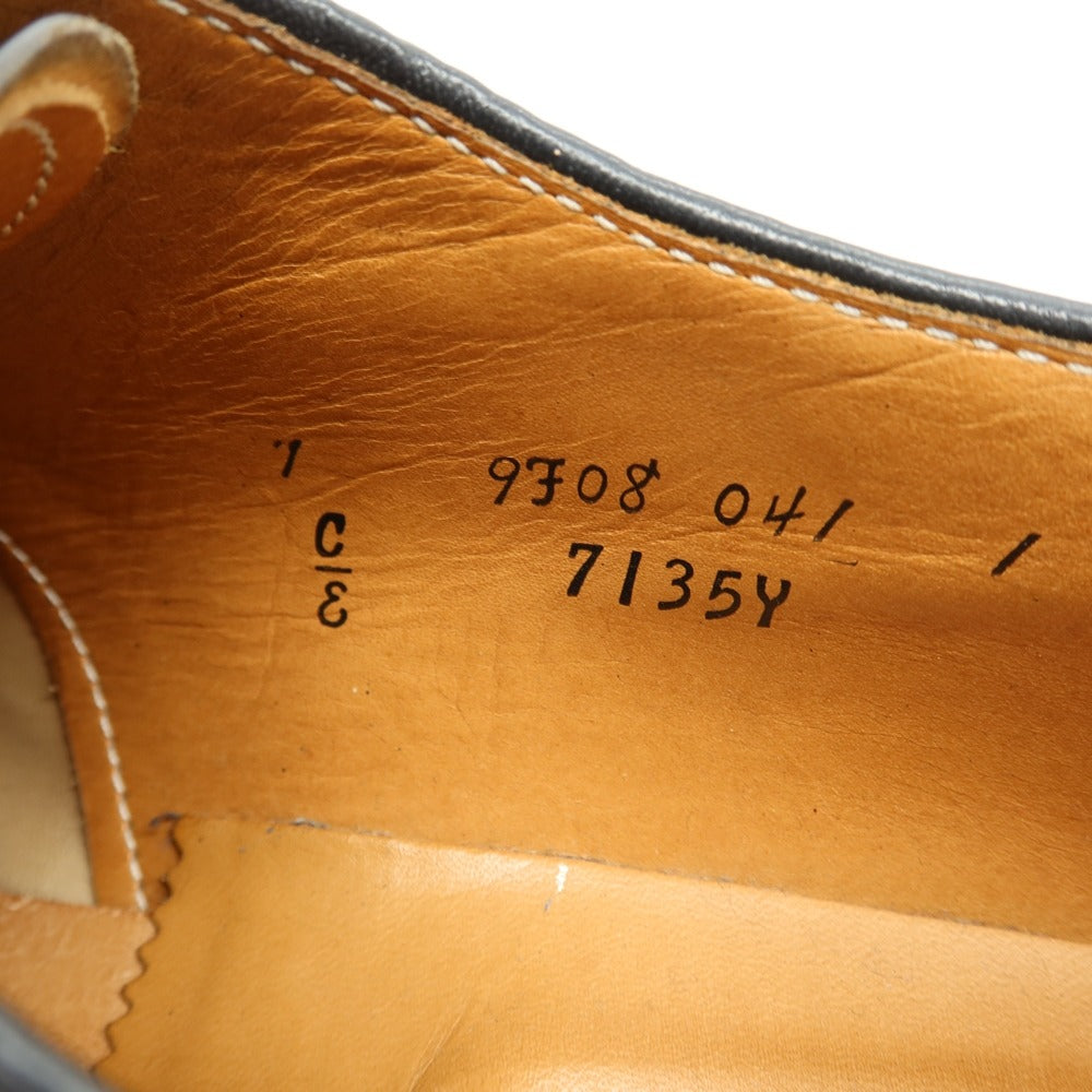 【中古】オールデン ALDEN 7135Y コードバン レザー スプリットトゥ ブラック【サイズ7E】【 状態ランクB 】【 メンズ 】