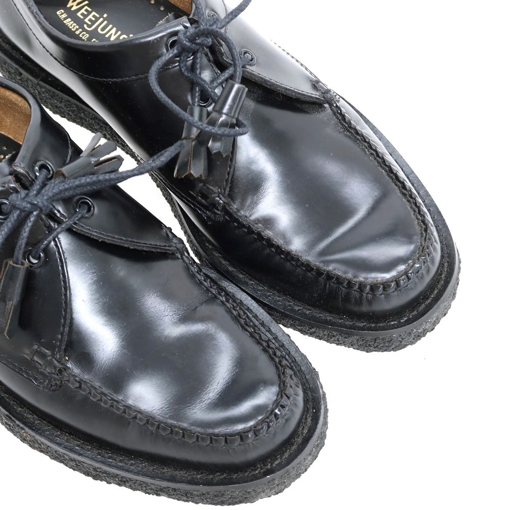 【中古】ジーエイチバス G.H.BASS&amp;CO. CREPE TIE ガラスレザー ドレスシューズ ブラック【サイズ41】【 状態ランクB 】【 メンズ 】