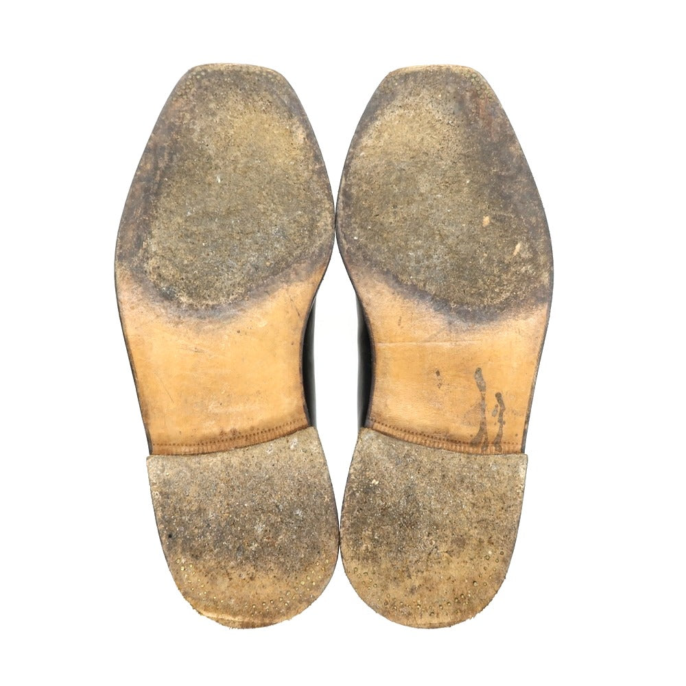 【中古】ボノーラ BONORA カーフ レザー ルベジェーゼ Uチップ ブラック【サイズ40】【 状態ランクB 】【 メンズ 】