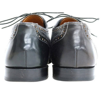 【中古】サントーニ Santoni コードバン ウイングチップ ブラック【サイズ5 1/2】【 状態ランクB 】【 メンズ 】