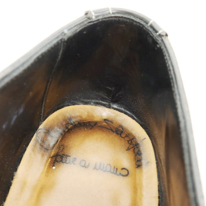 【中古】サントーニ Santoni コードバン ウイングチップ ブラック【サイズ5 1/2】【 状態ランクB 】【 メンズ 】