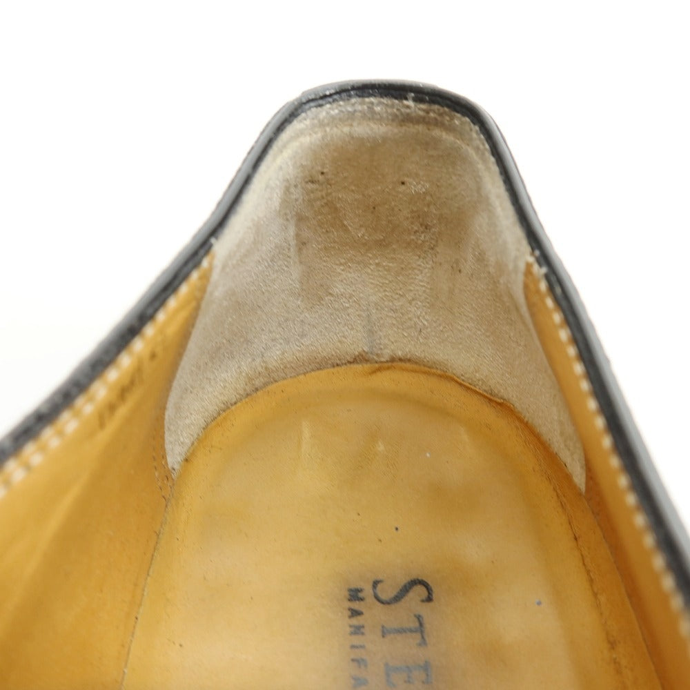 【中古】ステファノ ビ STEFANOBI カーフ ドレスシューズ ブラック【サイズ6 1/2】【 状態ランクB 】【 メンズ 】[BPD]