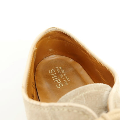 【中古】オールデン ALDEN ×SHIPS スエード ドレスシューズ サンドベージュ【サイズ7Ｄ】【 状態ランクD 】【 メンズ 】