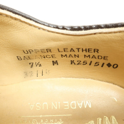 【中古】ウォークオーバー WALK OVER スエードレザー ドレスシューズ ベージュxブラウン【サイズ7 1/2】【 状態ランクC 】【 メンズ 】