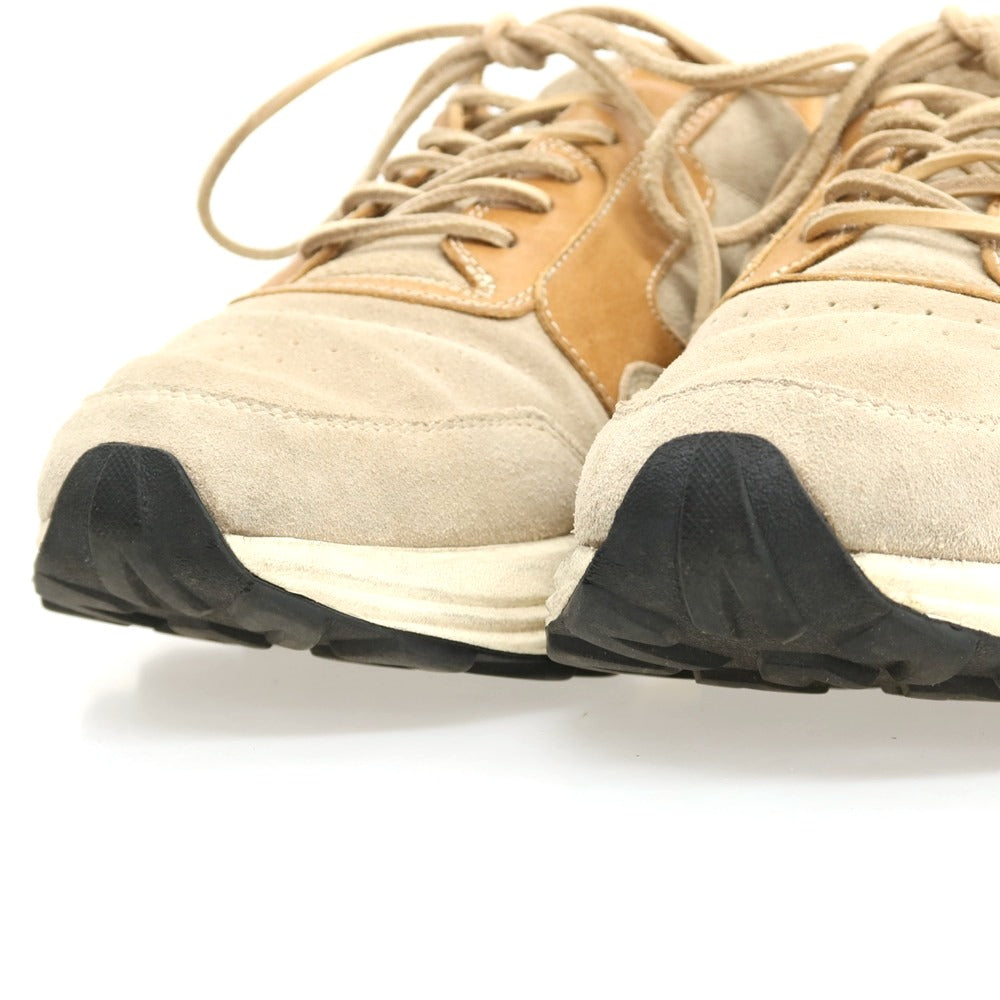 【中古】ブッテロ BUTTERO スエードレザー スニーカー サンドベージュ【サイズ39】【 状態ランクC 】【 メンズ 】