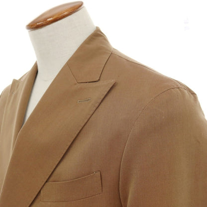【中古】ボリオリ BOGLIOLI K.JACKET ウールコットン ダブルスーツ オレンジブラウン【サイズ上46/下48】【 状態ランクA 】【 メンズ 】