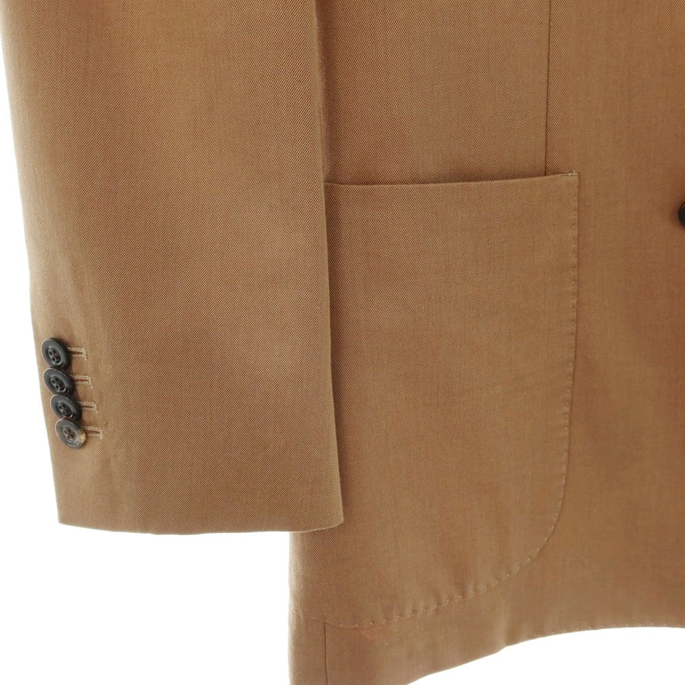 【中古】ボリオリ BOGLIOLI K.JACKET ウールコットン ダブルスーツ オレンジブラウン【サイズ上46/下48】【 状態ランクA 】【 メンズ 】