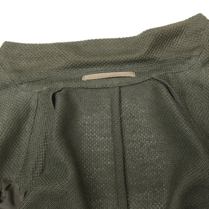 【中古】イレブンティ eleventy リネンコットン 2B カジュアルジャケット オリーブ【サイズ48】【 状態ランクC 】【 メンズ 】
