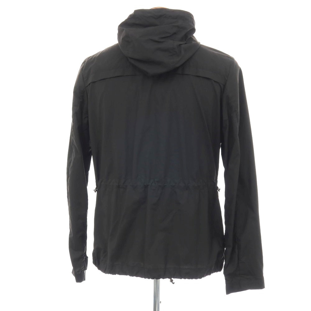 【中古】マウログリフォーニ Mauro Grifoni コットンナイロン ジップアップ マウンテンパーカー ブラック【サイズ48】【 状態ランクC 】【 メンズ 】