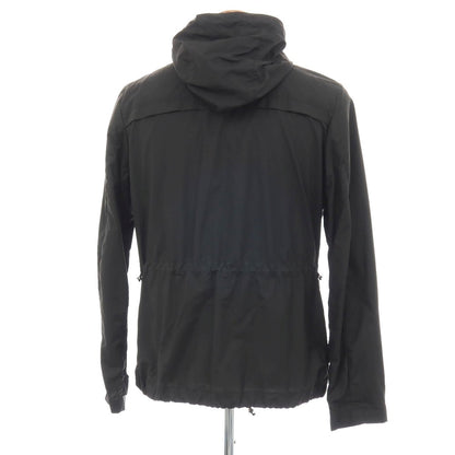 【中古】マウログリフォーニ Mauro Grifoni コットンナイロン ジップアップ マウンテンパーカー ブラック【サイズ48】【 状態ランクC 】【 メンズ 】