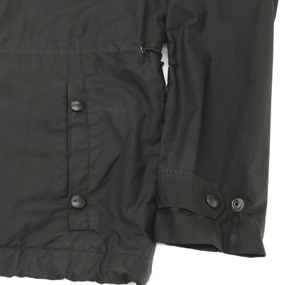 【中古】マウログリフォーニ Mauro Grifoni コットンナイロン ジップアップ マウンテンパーカー ブラック【サイズ48】【 状態ランクC 】【 メンズ 】